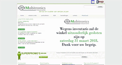 Desktop Screenshot of mobitronics.be
