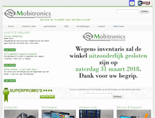 Tablet Screenshot of mobitronics.be